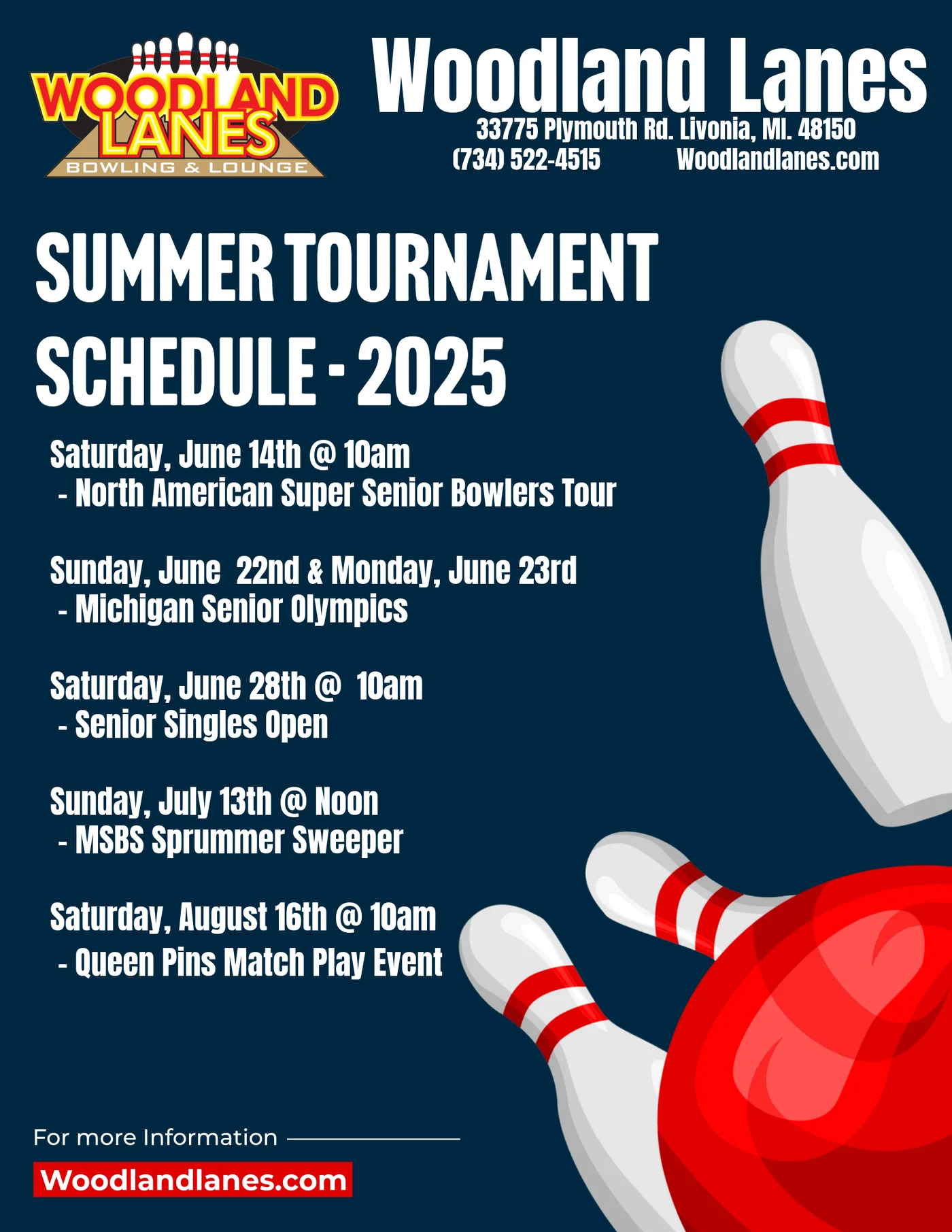 Tournament Schedule 1